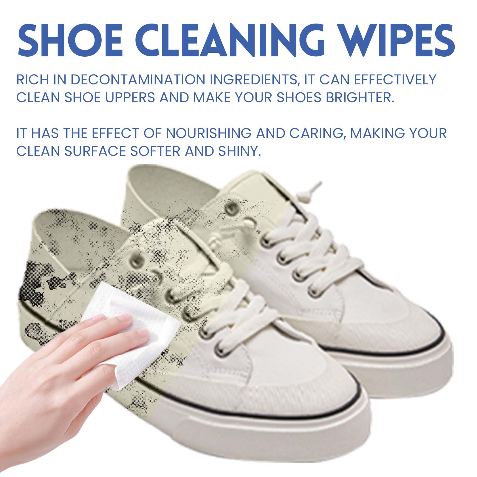 Shoe Wipes, Leather Shoes Sneakers Wallet Leather Sofa Multi-Purpose No-Wash Decontamination Cleaning Wipes Health Eprolo https://www.cyberehub.com