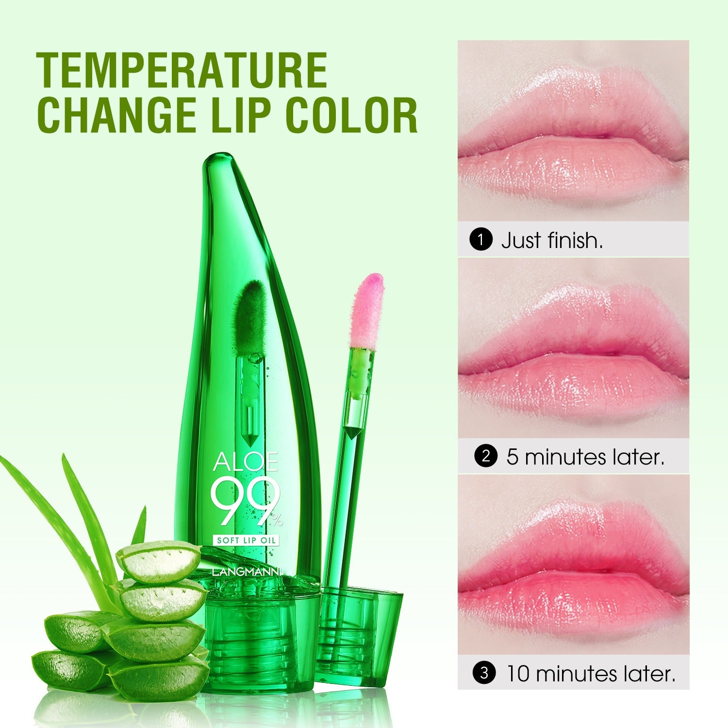 langmannni Aloe vera lip gloss, temperature-sensitive color-changing lip glaze, moisturizing and protective lipstick, lip oil Health Eprolo https://www.cyberehub.com