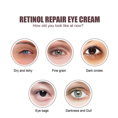 Retinol Repair Eye Cream, Reduce Wrinkles Fine Lines Bags Dark Circles Brightening Skin Anti-Wrinkle Repair Eye Cream Health Eprolo https://www.cyberehub.com