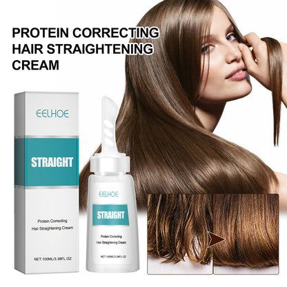 Protein Correcting Hair Straightening Cream, Nourishing Hair Repair Damage Smooth Furry Split Hair Care Cream Health Eprolo https://www.cyberehub.com
