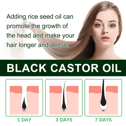 Black Castor Oil, Thickening Hair Repair Soft Massage Scalp To Strengthen Hair Strands Health Eprolo https://www.cyberehub.com