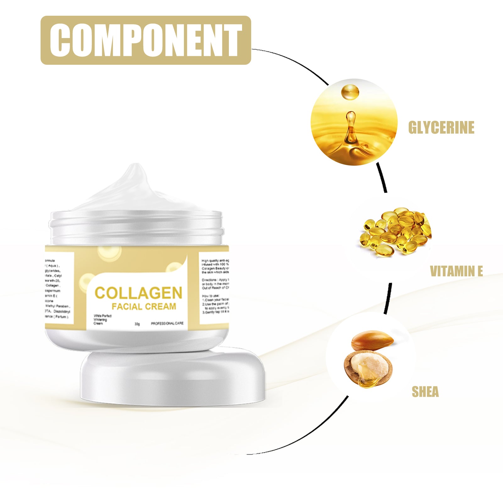 Collagen Cream, Brightening Moisturizing Facial Skin And Smoothing Fine Lines Cream Health Eprolo https://www.cyberehub.com