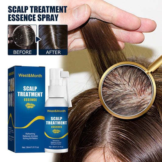 Scalp Treatment Essence Spray, Hair Care And Repair Damaged Hair Follicle Hair Root Treatment Spray default title Health Eprolo https://www.cyberehub.com