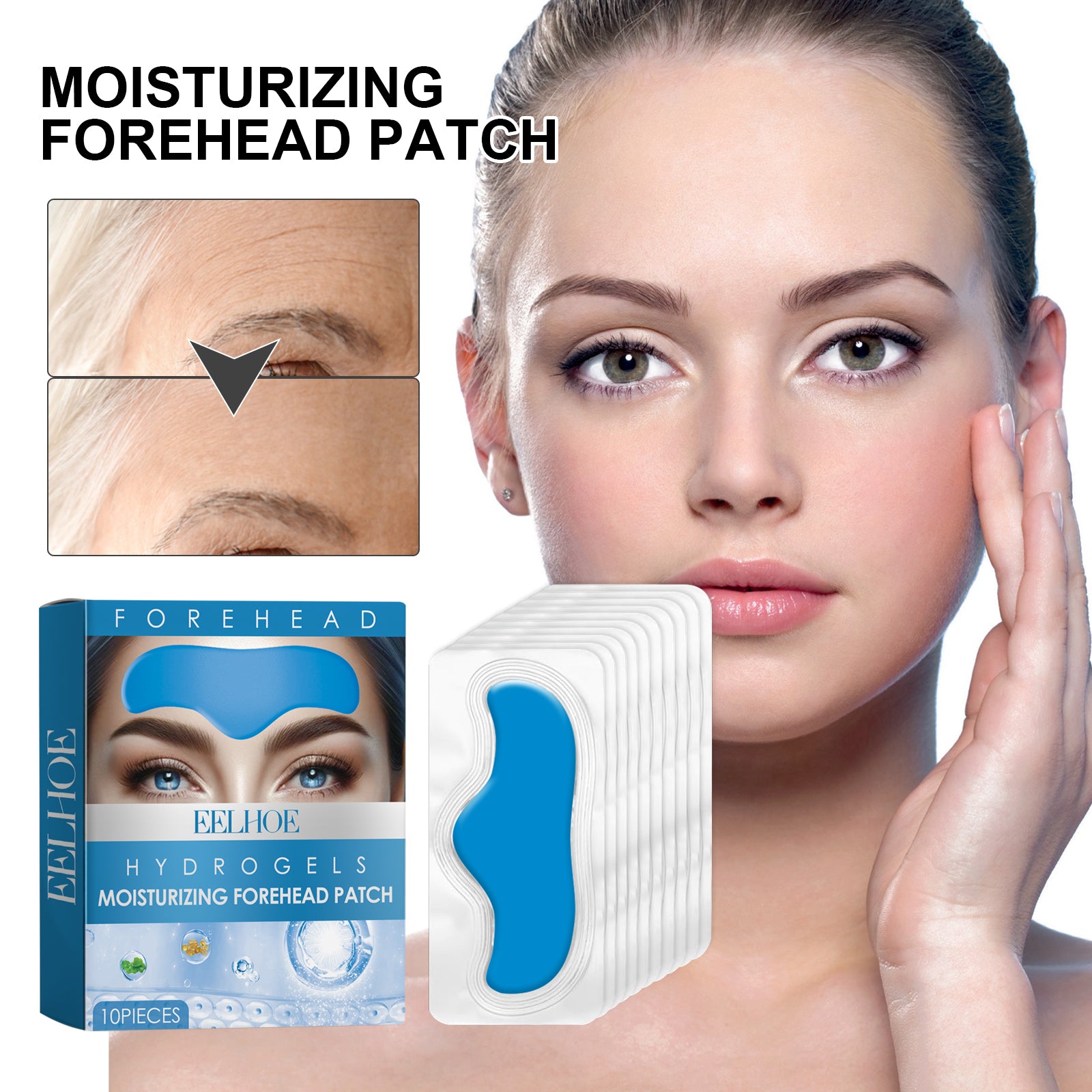 Moisturizing Forehead Patch, Fade Forehead Wrinkles And Fine Lines Anti-Aging Moisturizing Skin Patch Health & Beauty Health Eprolo https://www.cyberehub.com