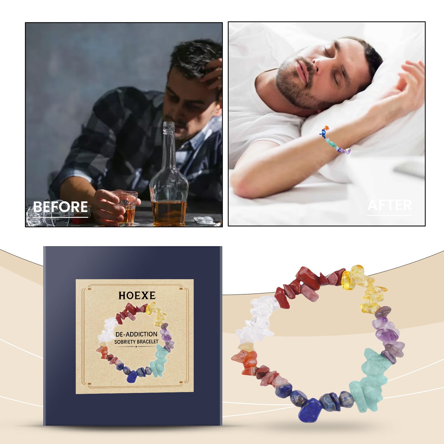 Colorful Crystal Bracelet, Everyday Hand With Decorative Personality Style Fashion Single Wrist Bracelet HOEXE eprolo https://www.cyberehub.com