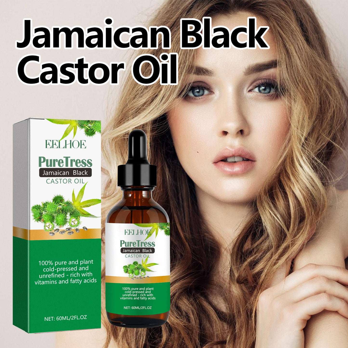 Jamaican Black Castor Oil, Moisturize Scalp And Prevent Dry Hair Thick And Solid Hair Beautiful And Shiny Easy To Absorb Essential Oils Health Eprolo https://www.cyberehub.com