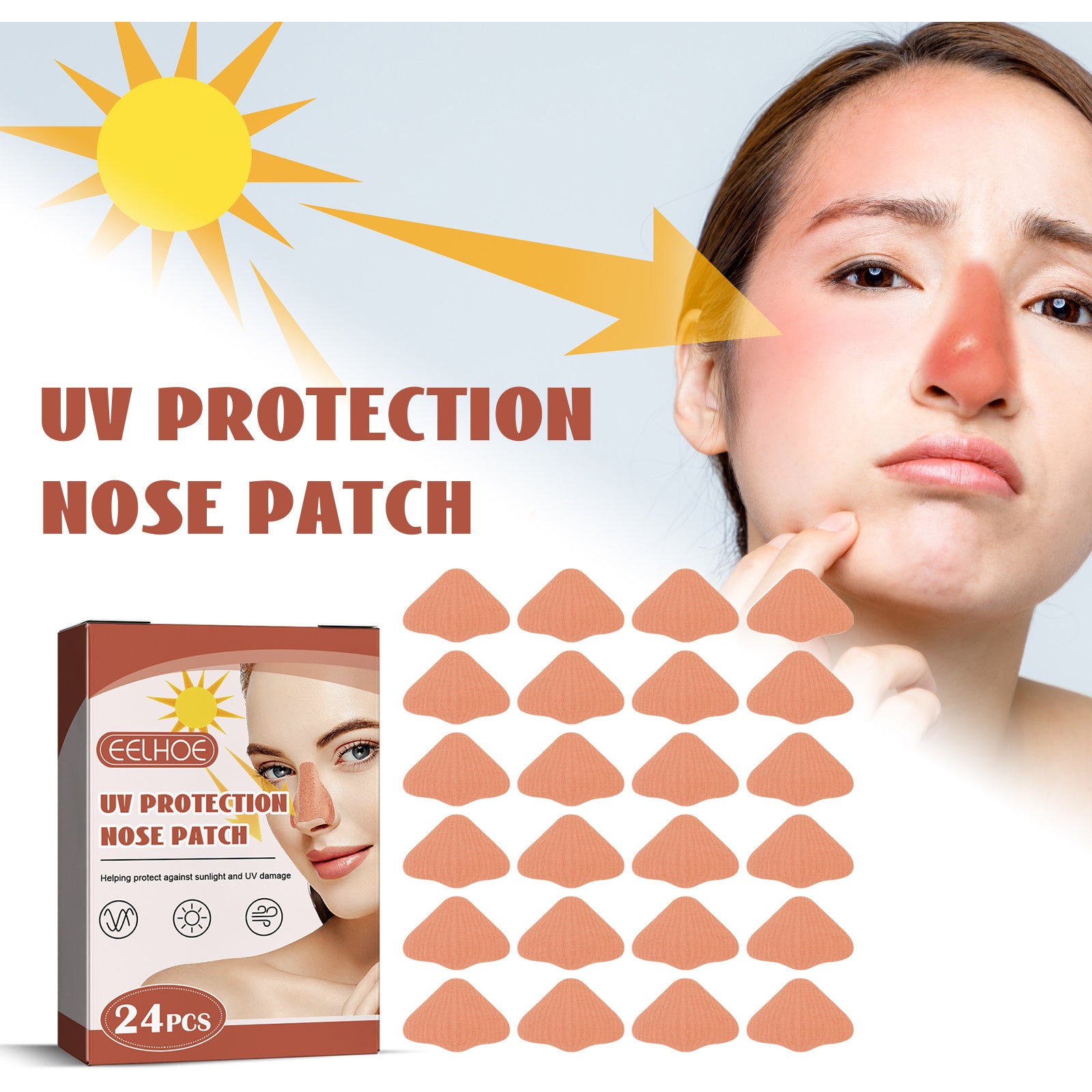 Protective Nose Patch Breathable, Comfortable And Refreshing Outdoors In Summer Protects Skin Against Uv Rays Health & Beauty Health Eprolo https://www.cyberehub.com
