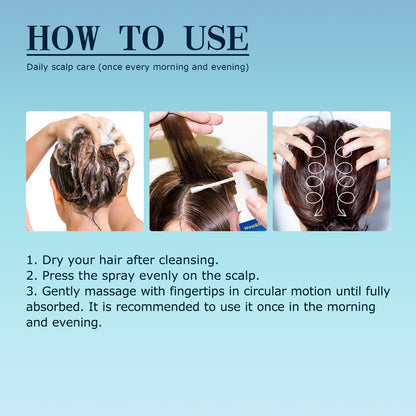 Scalp Treatment Essence Spray, Hair Care And Repair Damaged Hair Follicle Hair Root Treatment Spray Health Eprolo https://www.cyberehub.com