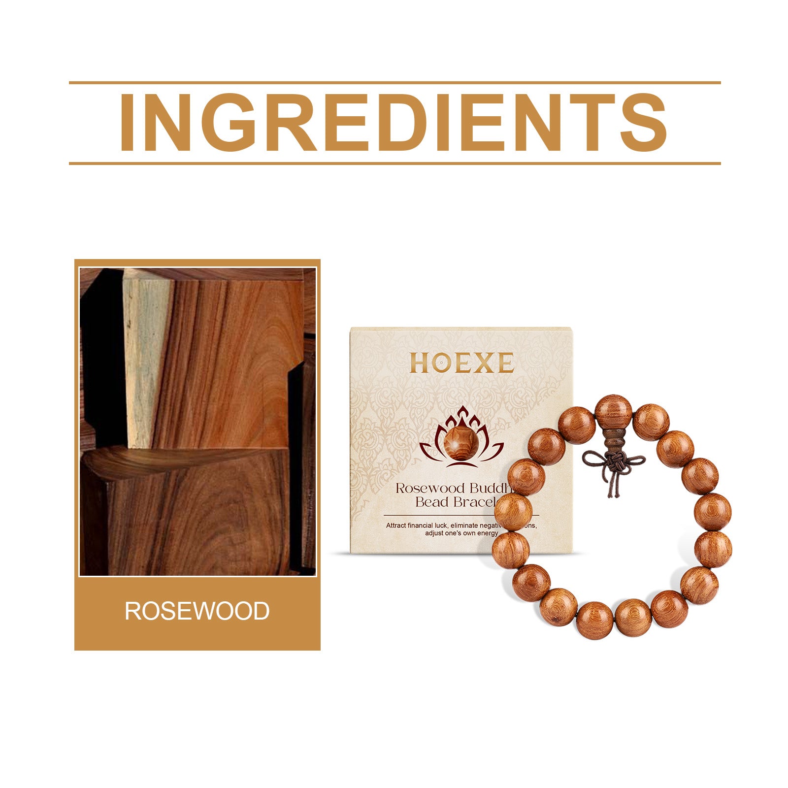 Rosewood Buddha Bead Bracelet Daily Simple Fashion Design Bracelet Personality All-In-One Beaded Bracelet HOEXE eprolo https://www.cyberehub.com