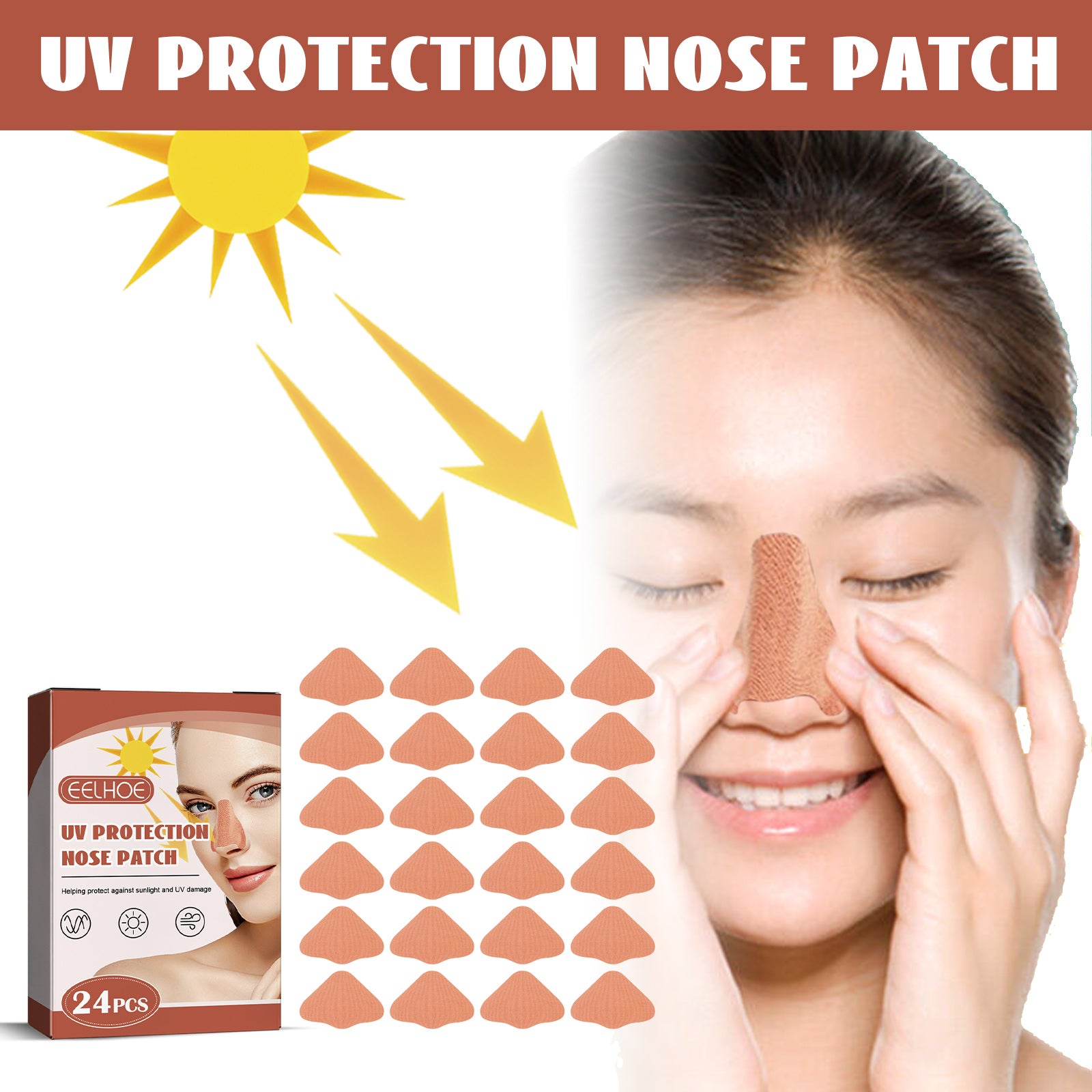 Protective Nose Patch Breathable, Comfortable And Refreshing Outdoors In Summer Protects Skin Against Uv Rays Health & Beauty Health Eprolo https://www.cyberehub.com