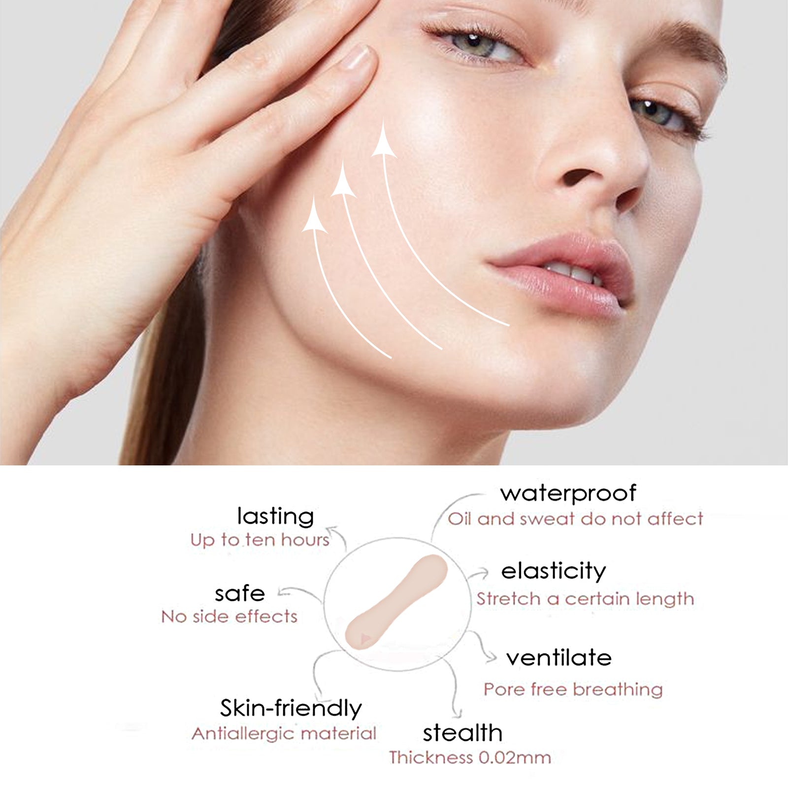 Facial Lifting Patch, Lift Face Double Chin V Face Melon Seed Face Invisible Lifting Patch Health Eprolo https://www.cyberehub.com