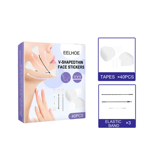 EELHOE V-Shaped Thin Face Stickers, Tighten Facial Skin And Shrink Jaw Muscles V Face Lift Shaper Health Eprolo https://www.cyberehub.com