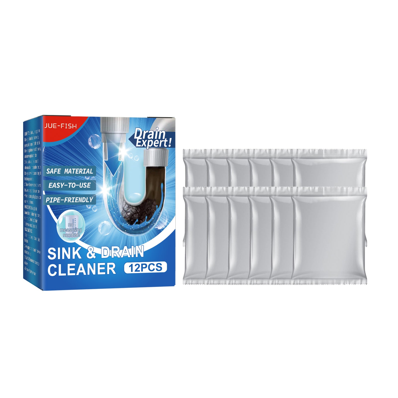 Jue-Fish Drain Cleaner, Toilet Kitchen Drain Anti-Clogging Deodorant Dredging Cleaner Home & Garden Home Goods Eprolo https://www.cyberehub.com