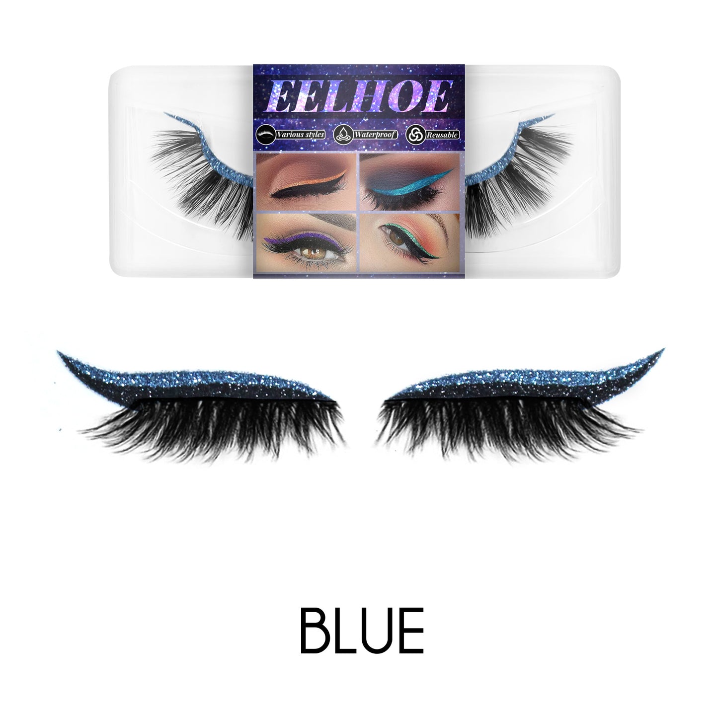 EELHOE Eyeliner And Eyelash Stickers, Self-Adhesive False Eyelashes With European And American 3d Eyelash Eyeshadow Eyeliner Health Eprolo https://www.cyberehub.com