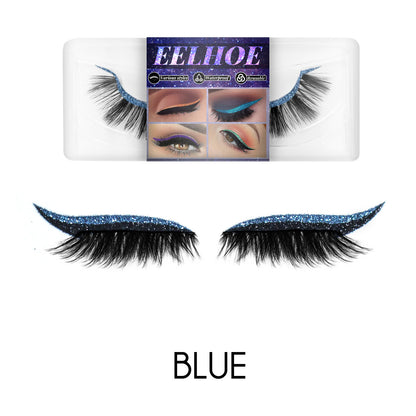EELHOE Eyeliner And Eyelash Stickers, Self-Adhesive False Eyelashes With European And American 3d Eyelash Eyeshadow Eyeliner Health Eprolo https://www.cyberehub.com