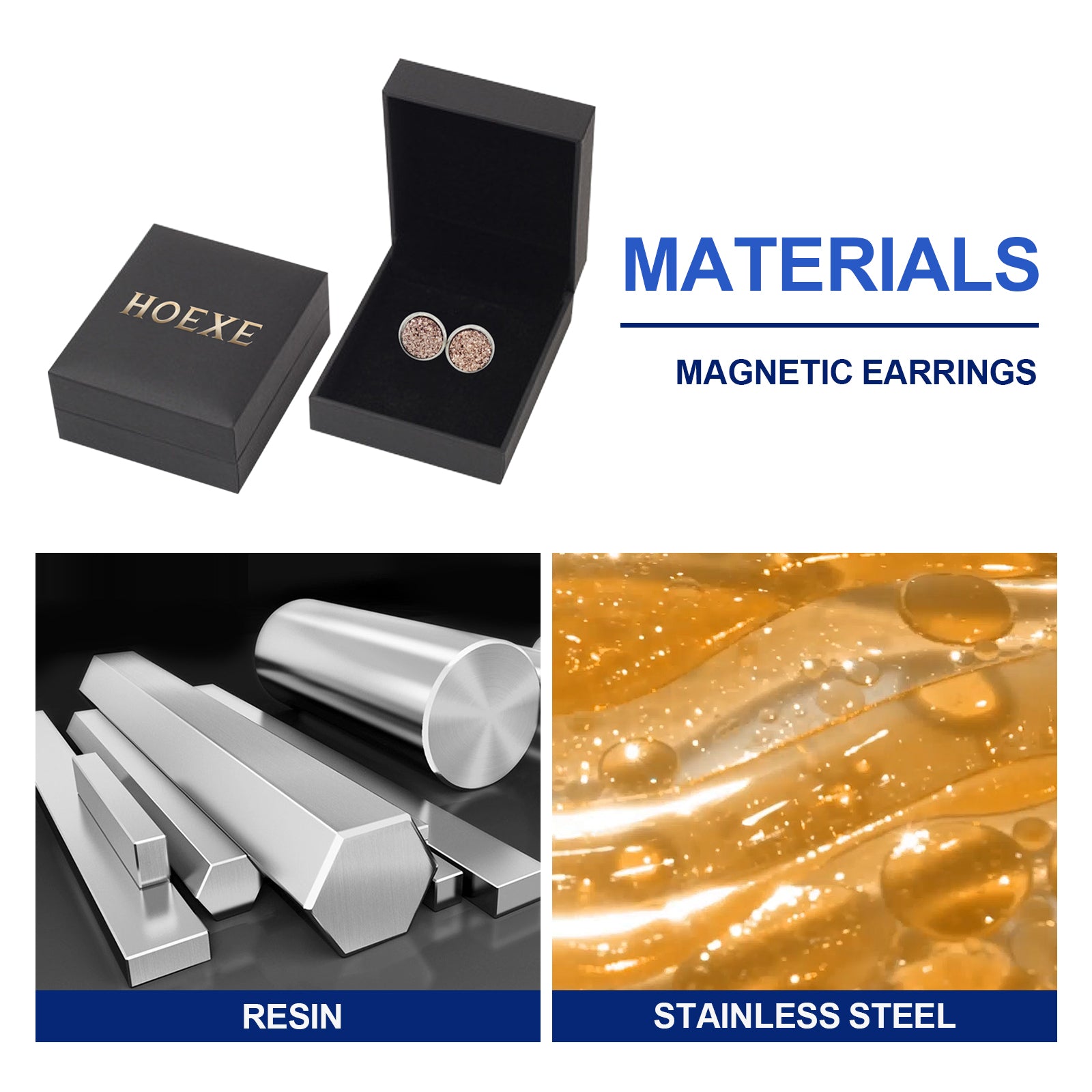 Magnetic Earrings, No Piercing Earrings Clear Jawline Lines To Create A Beautiful Figure HOEXE eprolo https://www.cyberehub.com
