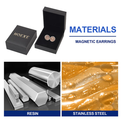 Magnetic Earrings, No Piercing Earrings Clear Jawline Lines To Create A Beautiful Figure HOEXE eprolo https://www.cyberehub.com