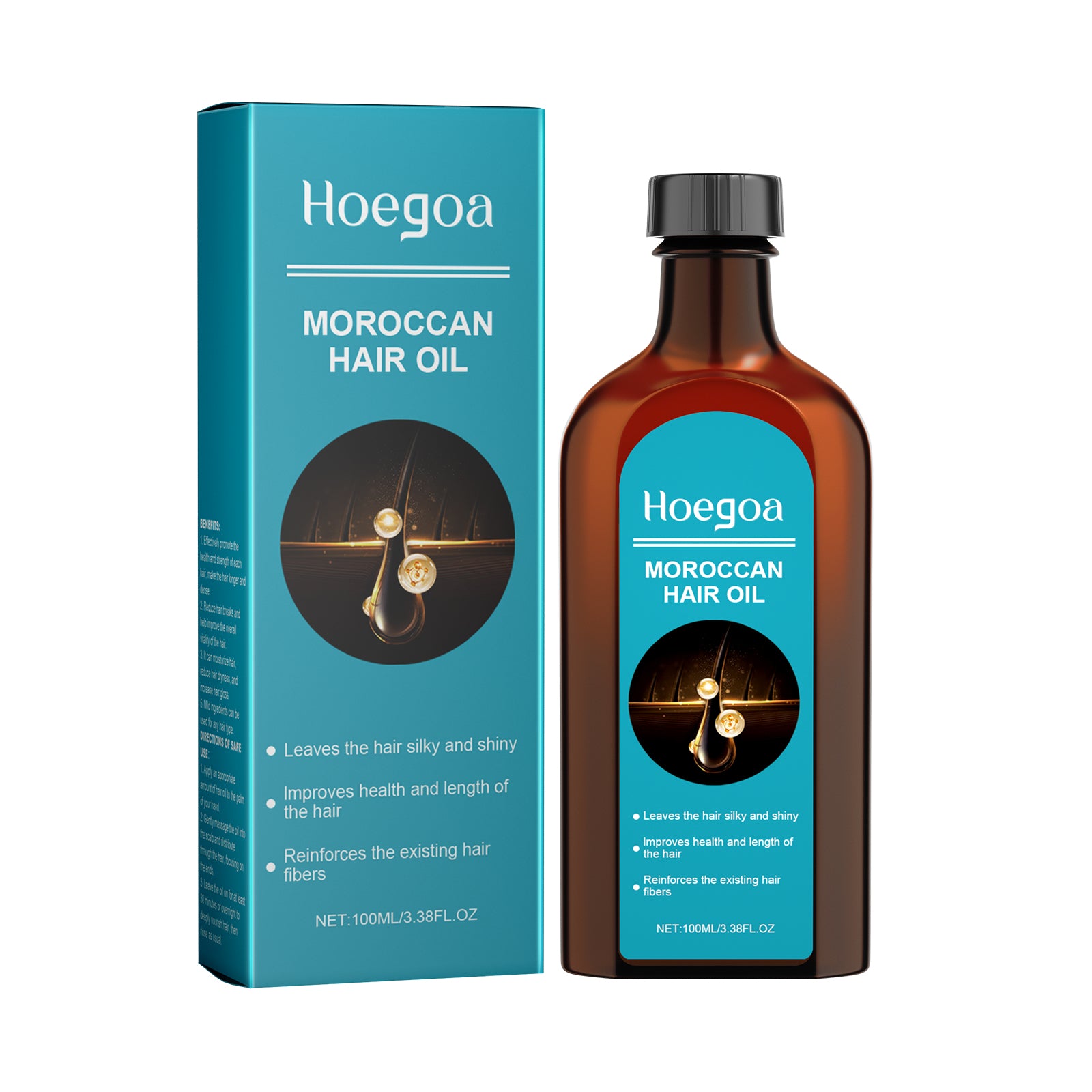 Moroccan Hair Oil, Leave-In Hair Care Serum For Split Ends And Dry Hair Without Greasy Scent Health & Beauty Health Eprolo https://www.cyberehub.com
