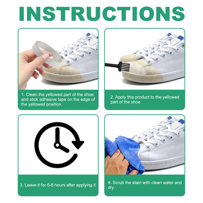 Jue-Fish Shoes Stain Removal Yellow Gel, Remove Oxidation To Clean Stains Yellow Edge Wash Free Gel Small White Shoes Home & Garden Home Goods Eprolo https://www.cyberehub.com