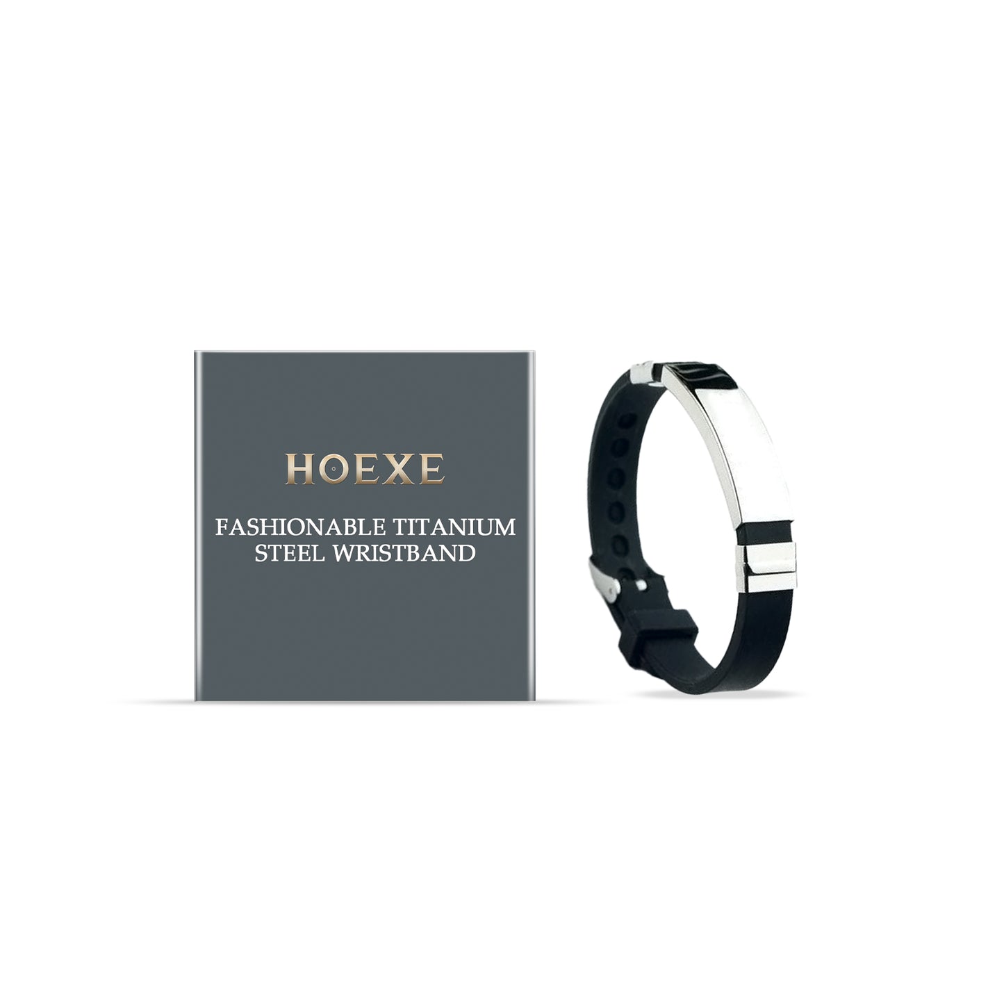 Fashion Titanium Steel Bracelet, Personalized Fashion Decoration Comfortable Fashion Portable Unisex Care Bracelet default title HOEXE eprolo https://www.cyberehub.com