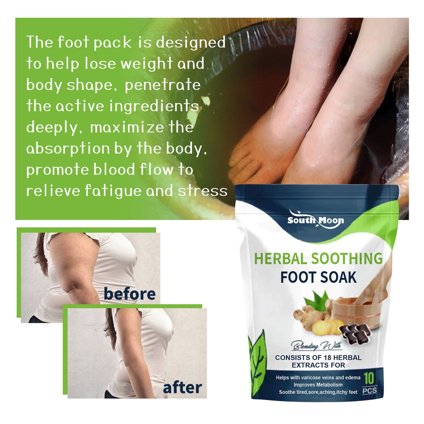 Herbal Soothing Foot Soak, Vein Repair To Relieve Body Fatigue Body Shaping Bead Foot Bath Kit Health Eprolo https://www.cyberehub.com