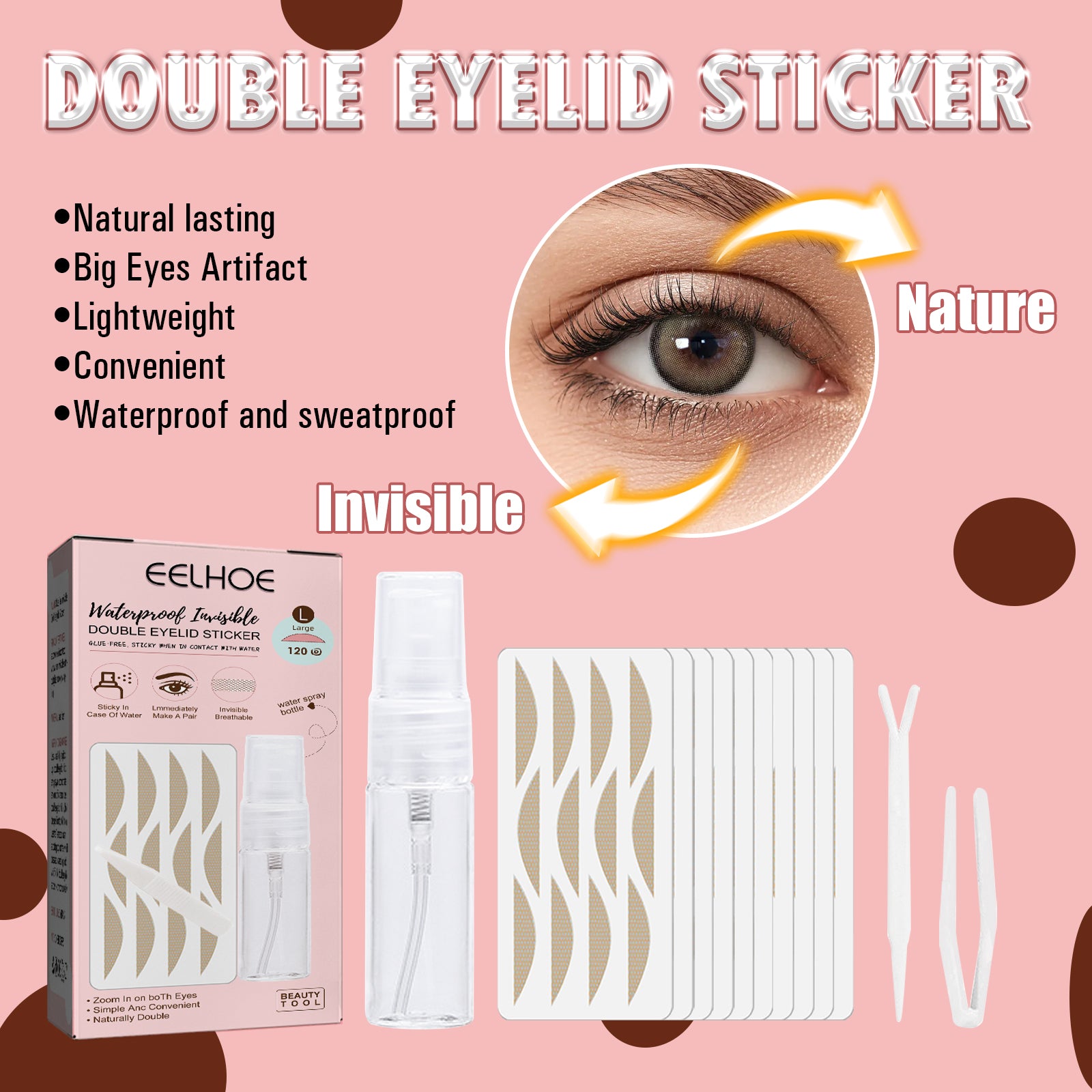 Lace Non-trace Double Eyelid Tape, Natural Non-trace Non-glue Lace Double Eyelid Tape Health Eprolo https://www.cyberehub.com