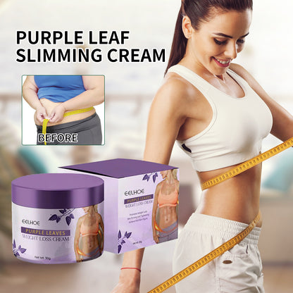 Eelhoe Purple Leaf Slimming Cream Body Shaping And Firming Skin Small Waist Slim Curves Body Slimming Moisturizer Health Eprolo https://www.cyberehub.com