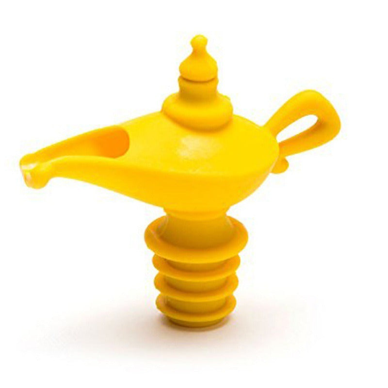 Creative silicone Aladdin lamp wine pouring device kitchen oil pouring nozzle leak proof sealing plug spiral type wine Home & Garden Home Goods Eprolo https://www.cyberehub.com