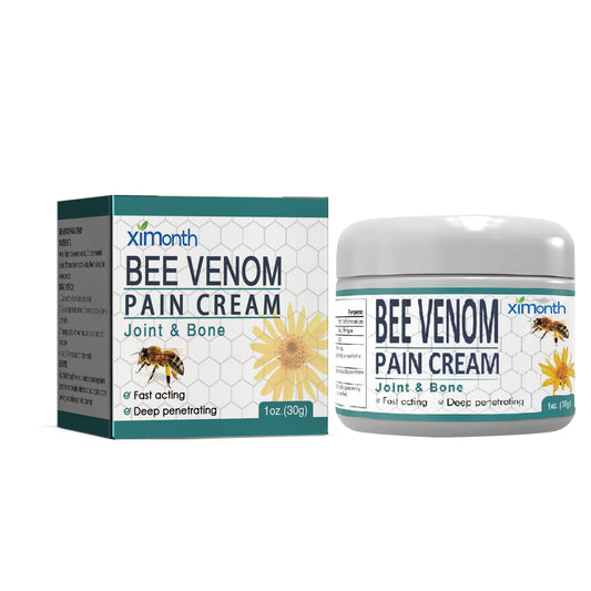 Ximonth Bee Venom Joint Cream, Relieves Hands Legs Bones Knees Lumbar Spine Sedentary Joint Pain Body Care Cream default title Health Eprolo https://www.cyberehub.com