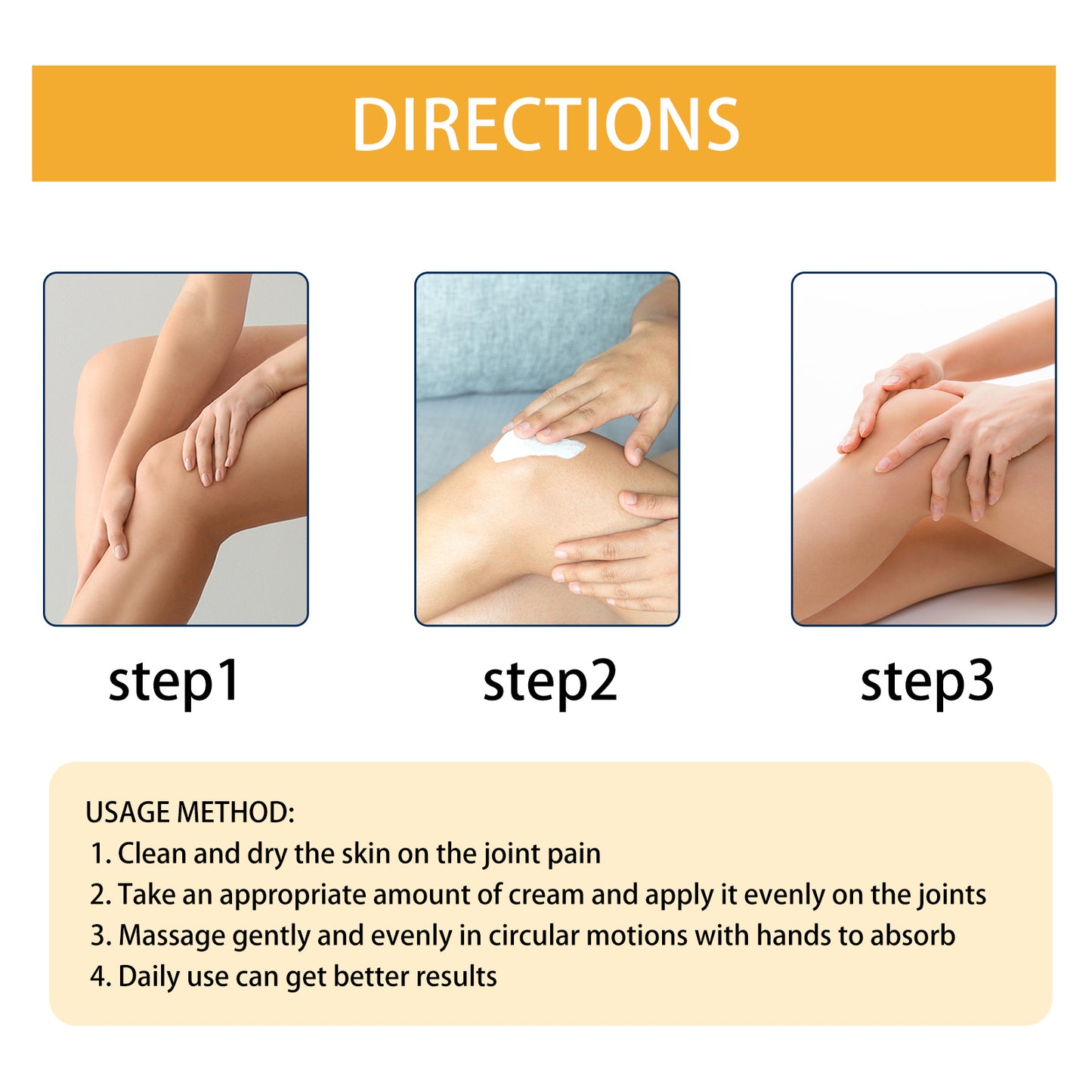 Bee Venom Joint Care Cream Shoulder Neck Knee Wrist Muscle Joint Massage Body Care Cream Health & Beauty Health Eprolo https://www.cyberehub.com
