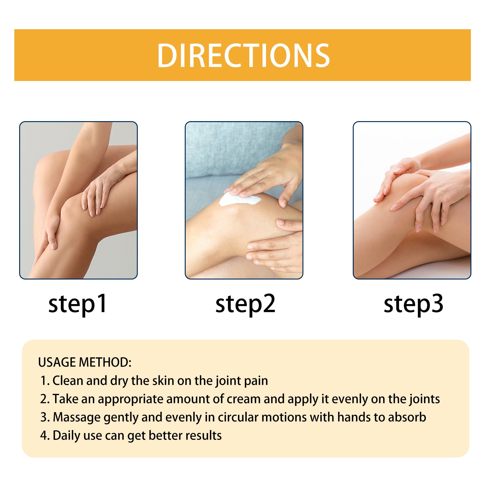 Bee Venom Joint Care Cream Shoulder Neck Knee Wrist Muscle Joint Massage Body Care Cream Health & Beauty Health Eprolo https://www.cyberehub.com
