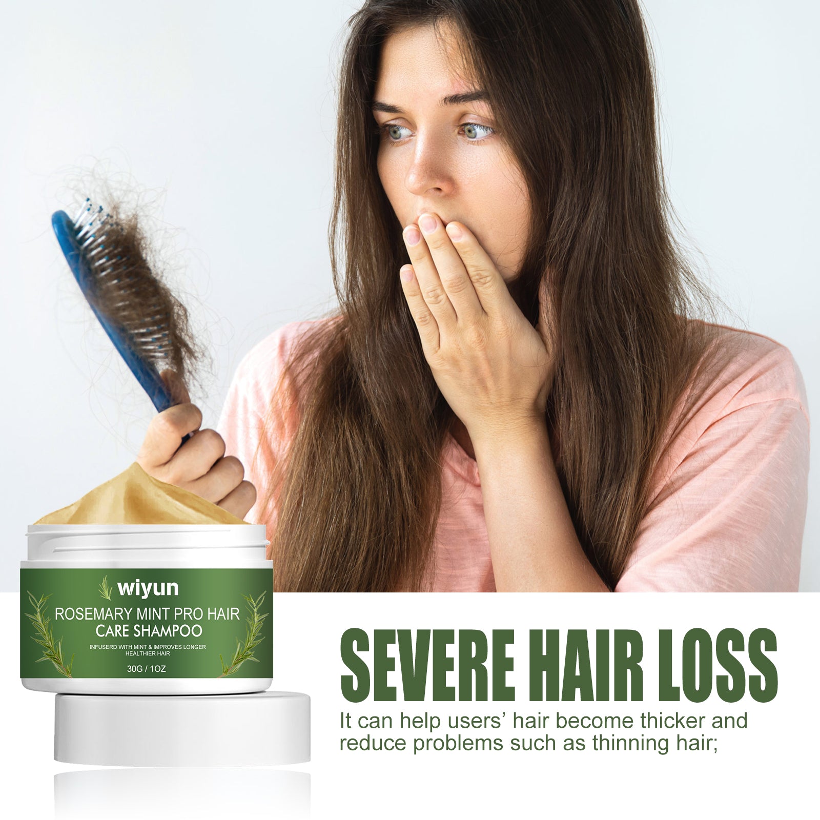 Rosemary Mint Pro Hair Care Shampoo, Scalp Massage Cleaning Care Repair Bifurcation Strong, Supple And Dense Hair Health & Beauty Health Eprolo https://www.cyberehub.com