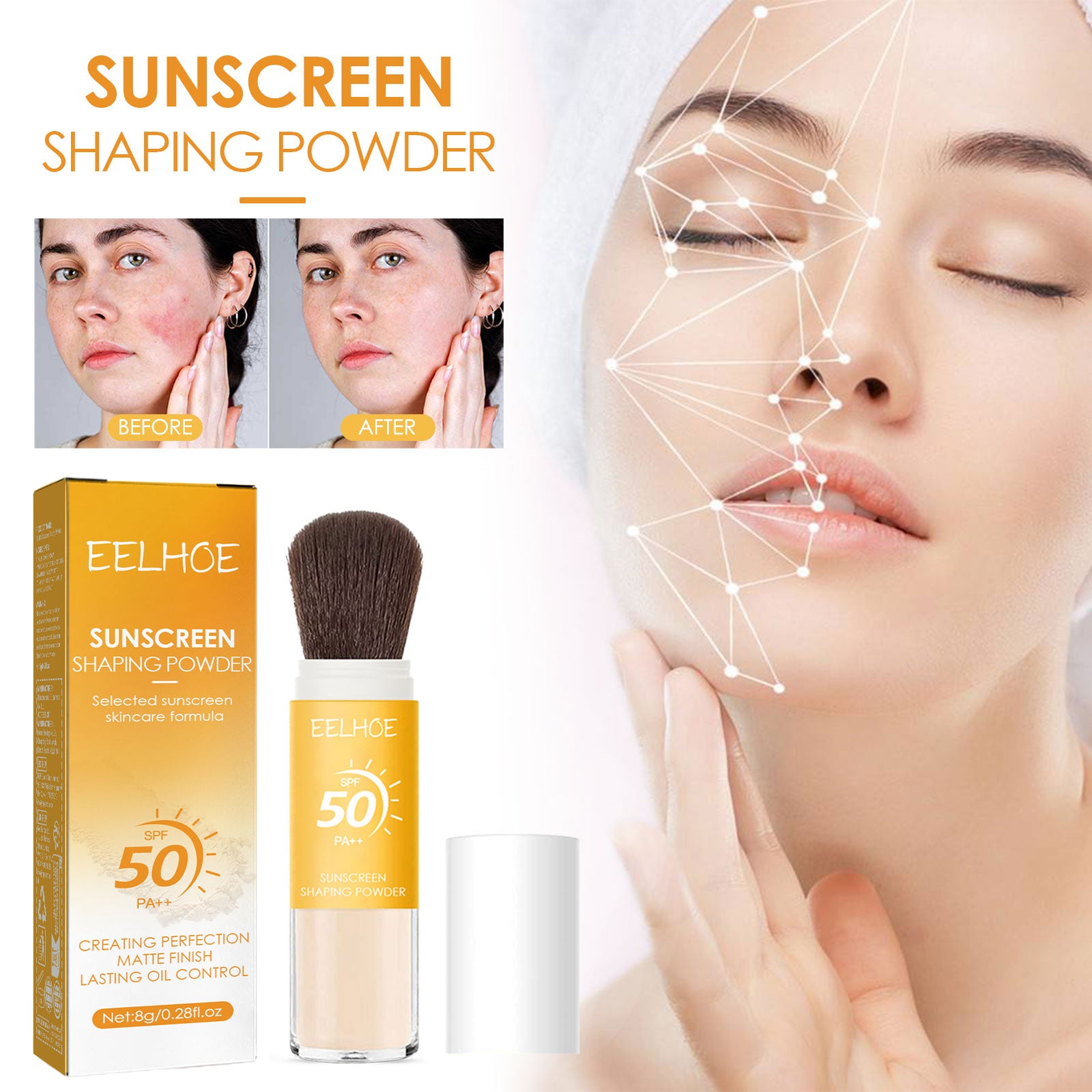 EELHOE Setting Powder Natural Lightweight Breathable Makeup Oil Control Long-Lasting Makeup Waterproof And Sweat Resistant Setting Powder Health Eprolo https://www.cyberehub.com