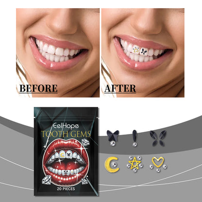 Crystal Dental Drill, Decorative Stylish Dental Stickers To Enhance Smile Brightness Easily Use Sparkle Dental Drill EELHOPE eprolo https://www.cyberehub.com