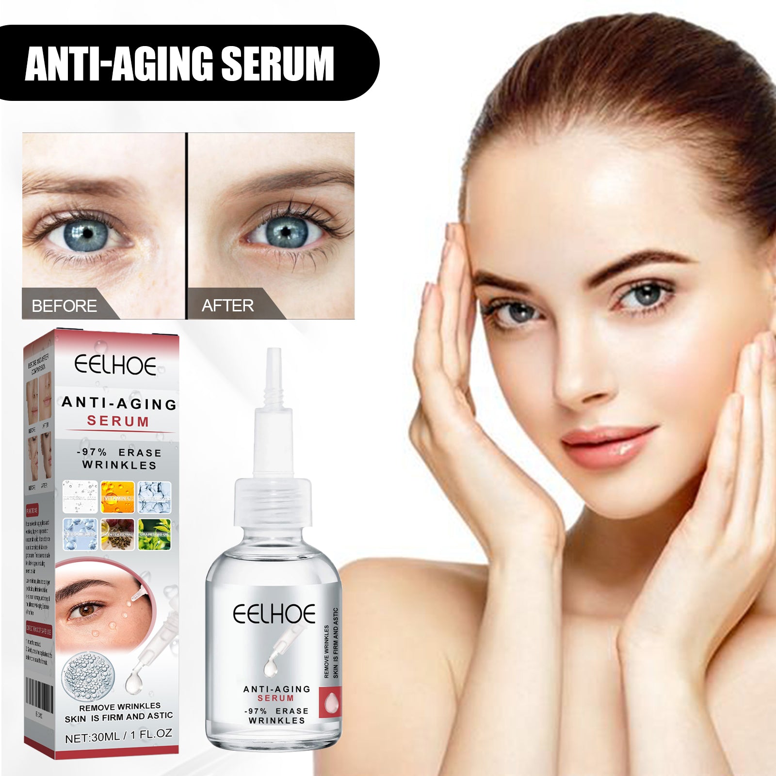 Deep Cleansing Anti-Wrinkle Serum, Facial Skin Smoothing Fine Lines Hydrating Firming And Care Serum Health Eprolo https://www.cyberehub.com
