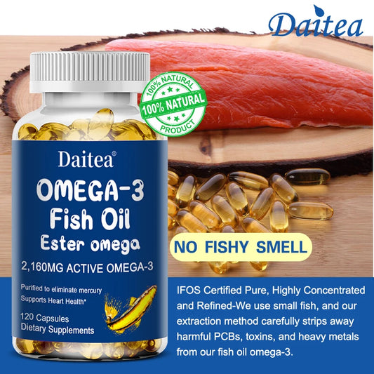 Omega 3 Fish Oil Dietary Supplement with DHA EPA to Support Eyes, Heart, Brain and Immune System Supplements Life Quality Supplements Life Quality https://www.cyberehub.com
