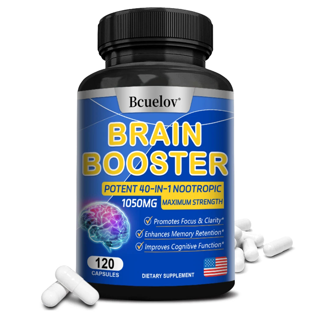 Advanced Brain Booster - Promotes Healthy Brain Development, Improves Memory, Concentration and Learning Abilities 120count United States Supplements Life Quality Supplements Life Quality https://www.cyberehub.com