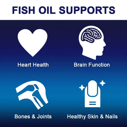 Premium Omega 3 Fish Oil | High EPA 1200 mg + DHA 900 mg | Supports Brain & Heart Health Supplements Life Quality Supplements Life Quality https://www.cyberehub.com