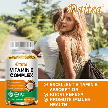 Vitamin B Complex - Stress, Immunity, Heart Health, Nervous System, Energy Metabolism Support - Non-GMO, Vegan, Gluten-Free Supplements Life Quality Supplements Life Quality https://www.cyberehub.com