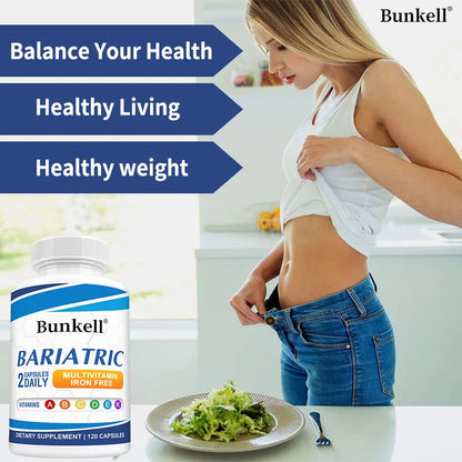 Multivitamin with Iron - Weight Management Supplement, Fat Burning & Metabolism, Vitamin & Mineral Supplement, 120 Capsules Supplements Life Quality Supplements Life Quality https://www.cyberehub.com