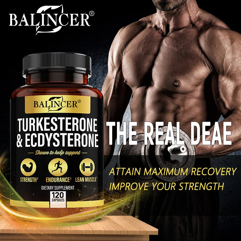Turkish Licorice Extract, Sterones & Ecdysterone - Energy Supplement, Supports Muscle Growth, Energy, Endurance, 120 Capsules Supplements Life Quality Supplements Life Quality https://www.cyberehub.com