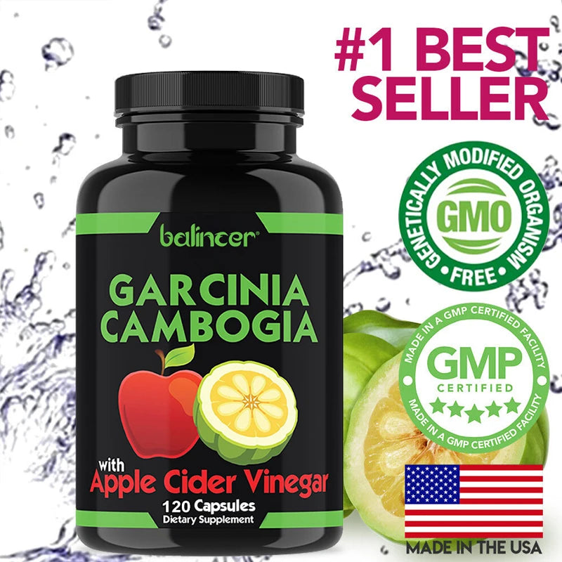 Garcinia Cambogia Extract, Apple Cider Vinegar Weight Loss Supplement - Metabolism Boost, Immune Boost, 120 Capsules Supplements Life Quality Supplements Life Quality https://www.cyberehub.com