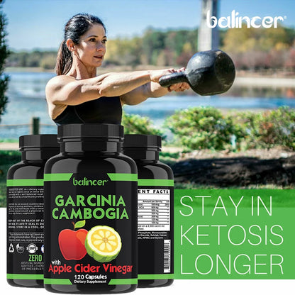 Garcinia Cambogia Extract, Apple Cider Vinegar Weight Loss Supplement - Metabolism Boost, Immune Boost, 120 Capsules Supplements Life Quality Supplements Life Quality https://www.cyberehub.com
