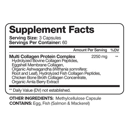 Multi-Collagen Capsules for Men and Women - Hydrolyzed Type I II III V X for Skin, Hair, Nails, Bones, Joints, Nutrition and Pro Supplements Life Quality Supplements Life Quality https://www.cyberehub.com
