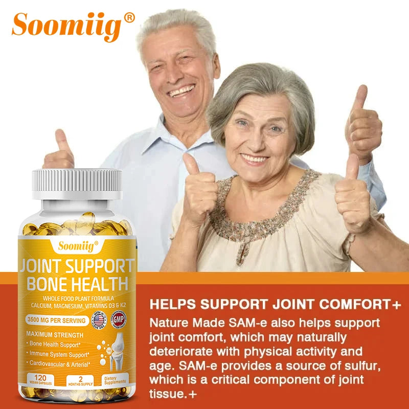Calcium Magnesium Vitamin D3 & K2 - Supports healthy joint structure, function & comfort, muscle, immunity, bones, non-GMO Supplements Life Quality Supplements Life Quality https://www.cyberehub.com