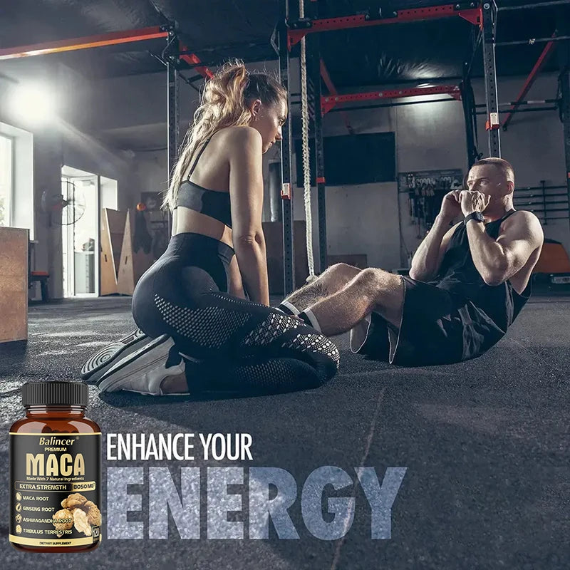 Maca Root Capsules - Natural Energy Supplement, Supports Athletic Performance and Motivation, Builds Muscle and Strengthens Supplements Life Quality Supplements Life Quality https://www.cyberehub.com