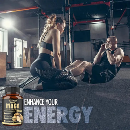 Maca Root Capsules - Natural Energy Supplement, Supports Athletic Performance and Motivation, Builds Muscle and Strengthens Supplements Life Quality Supplements Life Quality https://www.cyberehub.com