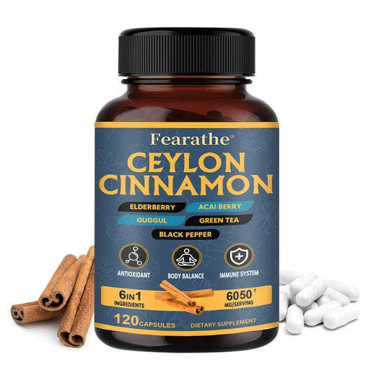Organic Ceylon Cinnamon Capsules - Balance, Immune System, Antioxidant, 100% Certified Organic, Gluten Free and Non-GMO Supplements Life Quality Supplements Life Quality https://www.cyberehub.com