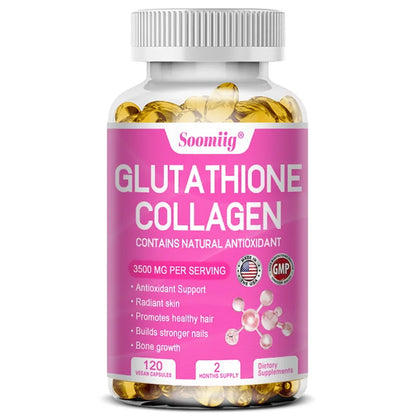 Collagen with Glutathione, Advanced Hydrolyzed Formula for Optimal Absorption, Skin, Hair, Nails & Joints, Natural Antioxidant 120count United States Supplements Life Quality Supplements Life Quality https://www.cyberehub.com