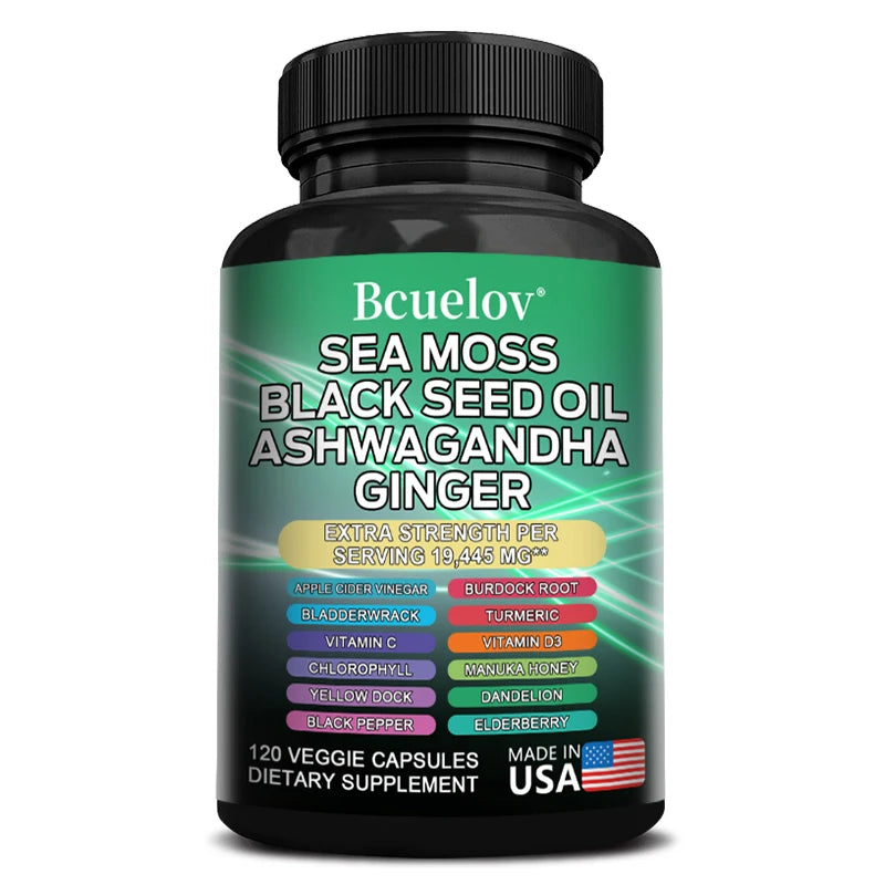 Black Cumin Seed Oil Vitamin C Mineral Supplement, Ashwagandha, 19445 mg, Supports Thyroid Health, Immune System, 120 Capsules 120coumt United States Supplements Life Quality Supplements Life Quality https://www.cyberehub.com